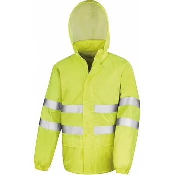 pracovní bunda Result Safe-Guard Reflexní nepromokavá kombinéza HI-VIS s PVC povlakem Barva: žlutá fluorescentní, Velikost: S