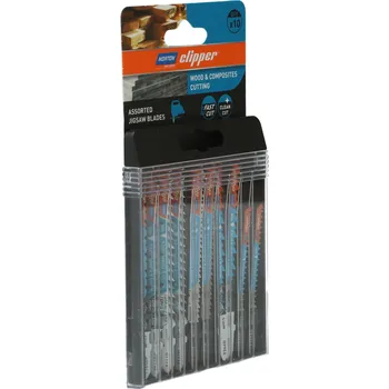 Sada plátků do přímočaré pily Norton Clipper, 10-dílná