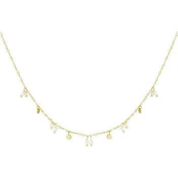 Náhrdelník ORNAMENTI Pozlacený náhrdelník Rainbow gold