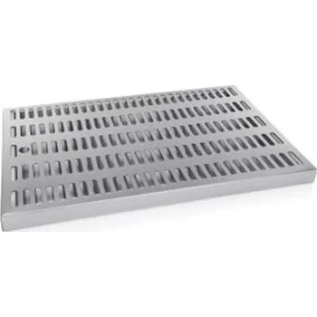 Podnos odkapávací 2dílný 44 x 27,5 x 3 cm, nerezový 100028003