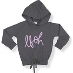 Little Flock of Horrors Dětská merino mikina s kapucí ze 100% merino vlny Iron Marle LFOH Velikost: 110/122