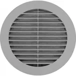 Ventila systems (ČR) Kruhová plastová mřížka KPM Barva: Šedá, Průměr [mm]: Ø 100 KPM