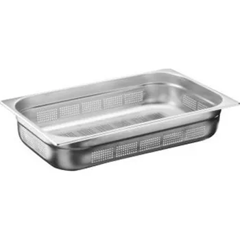 Gastronádoba 2/4 - 65 mm děrovaná GASTRO II 100019288