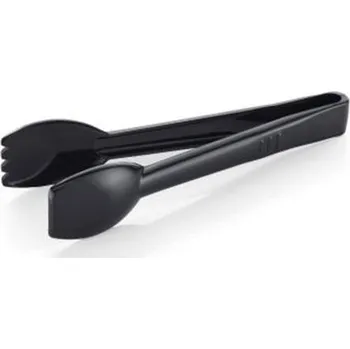 Naběračka Kleště na salát 23 cm černé polykarbonátové 100028600