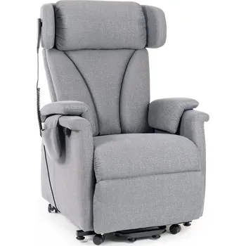 Křeslo Club2 soft - Měkce polstrované křeslo na vstávání a spaní. - světle šedá