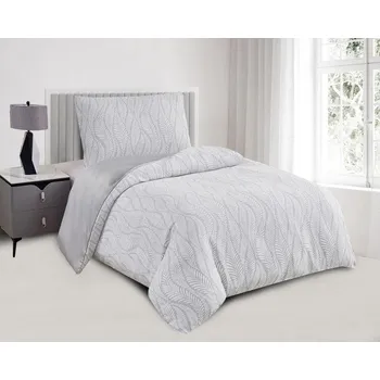 Povlečení Jahu Žakárové povlečení Hawai šedá 140x200 70x90