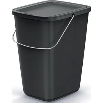 Odpadkový koš Koš odpadkový COMPACTA Q FLAP BASIC černý 9l