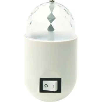 Nouzové osvětlení Dětské svítidlo do zásuvky LED Mini Disco Ball 3W/RGB/IP20