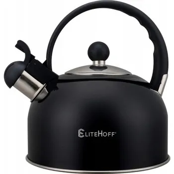 Varná konvice Elitehoff tradiční ocelová Konvice 2 l černá