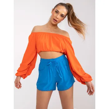 Dámské kraťasy Šortky D73761M61531KA modré XL