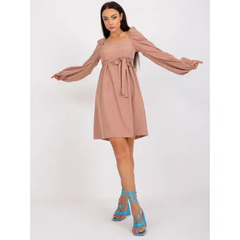 Dámské šaty Dámské šaty-LK-SK-508834.37X-béžová 40