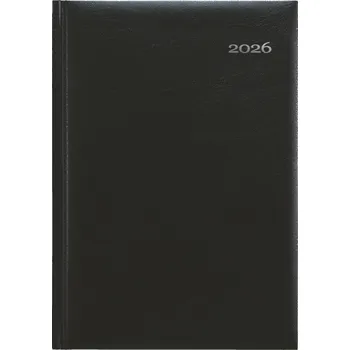 Diář Graspo Kronos A5 denní 2026 Černý