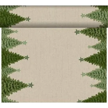 Jednorázový ubrus Šerpa TETE 0,4 x 24 m Dunicel FIR FOREST 100030260
