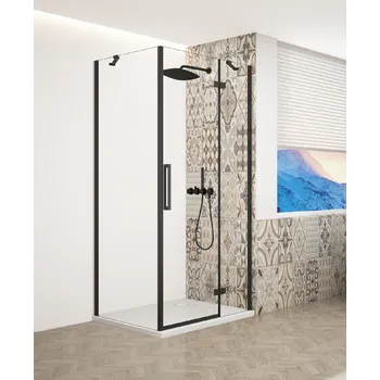 GELCO - TRINITY BLACK obdélníkový kout 1200x900 pravý, čiré sklo, GT5690-12CR-B GT5690-12CR-B