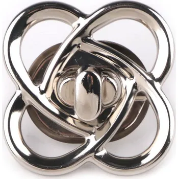 Galanterie Sada zapínání na tašku 49x49 mm, barva 1 nikl