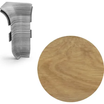 Podlahová lišta SALAG AP28 vnitřní růžek k liště NGF56, PVC dub galský, 56 mm, 1 ks