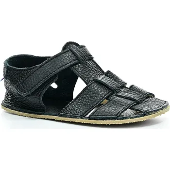 Dívčí sandály Baby Bare Shoes Baby Bare All Black Sandals barefoot sandály Velikost boty (EU): 27, Vnitřní délka boty: 173, Vnitřní šířka boty: 71