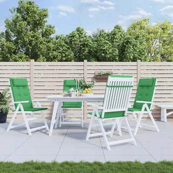 Podsedák VidaXL Polštáře na židle s vysokým opěradlem, sada 4 ks