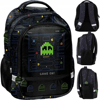 Školní batoh Školní batoh vícekomorový Paso černý, vícebarevný, 18 l