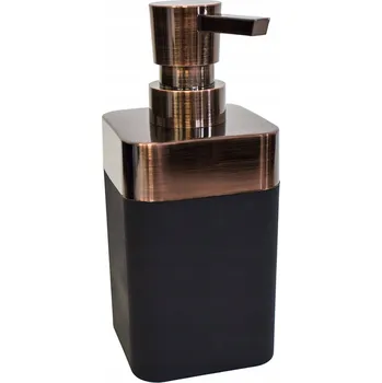 Dávkovač mýdla Sepio Ruční dávkovač mýdla na pracovní desku 340 ml Černá, Oranžová