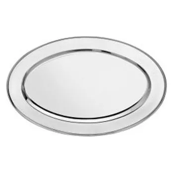 Podnos ovál nerez lesklý 28,5 cm 100031744