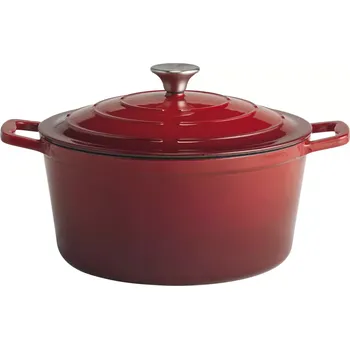 Hrnec APS 5 Stars Hrnec s poklicí, výška: 130 mm, ø: 280 mm, červený