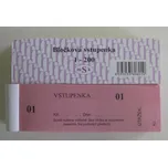 MSK 801 vstupenka blok 14 x 5 cm 200…