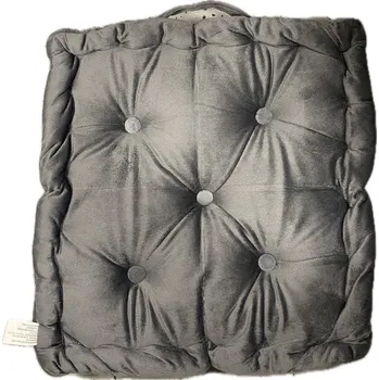 Polštář Polštář šedý na židli 38x38 cm