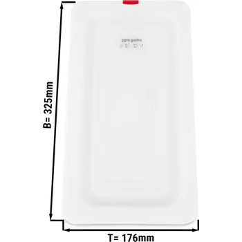 Nádobí G.Gastro Polypropylenové GN víko 1/3 - mléčné