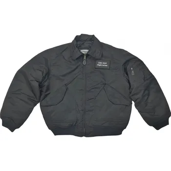 Pánský bomber MMB Bunda CWU 45/P s límcem a Velcro černá MMB® Velikost: 4XL
