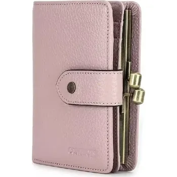 Contacts® malá kožená peněženka Vevey Růžová