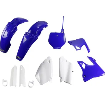 Osvětlení pro motocykl UFO kompletní sada plastů (FULL KIT) s kryty tlumičů YAMAHA YZ 125 96-99, YZ 250 96-99 barva světle modrá/bílá 98-99 (YA294E999) (UFO kompletní sada plastů (FULL KIT) s kryty tlumičů YAMAHA YZ 125 96-99, YZ 250 96-99 barva světle modrá/bílá 98-99)