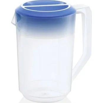 Odměrka plast s modrým víkem 1,8 l 100028583