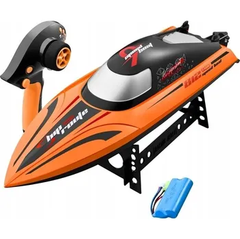 RC model auta RC člun 40 km/h Zdalnie sterowana łódź wyścigowa Motorówka pomarańczowy
