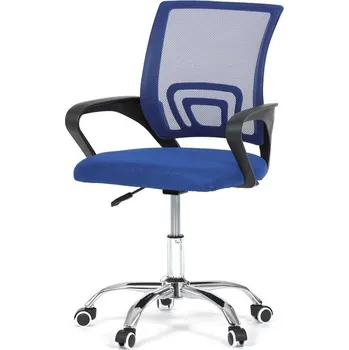 Nábytek PEGAS s.r.o. Dětská židle, výškově nastavitelná, modrá síťovina, KA-L103 BLUE