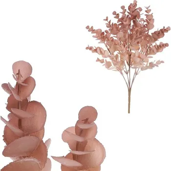 umělá květina Nábytek PEGAS s.r.o. Eukalyptus - umělý trs, barva hnědo-fialová