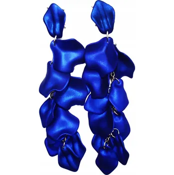 Náušnice Svatební Náušnice z modrého kobaltu, zářivý safír