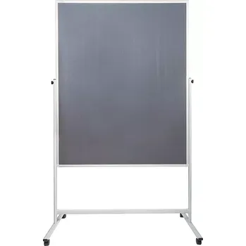 Mobilní textilní tabule ARTA šedá 150 x 120 cm
