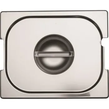 Víko 1/1 s výřezy pro držadla a naběračku GASTRO II 100019349