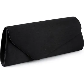 Kabelka Kabelka - psaníčko saténové s vroubkovanou strukturou, barva 7 černá