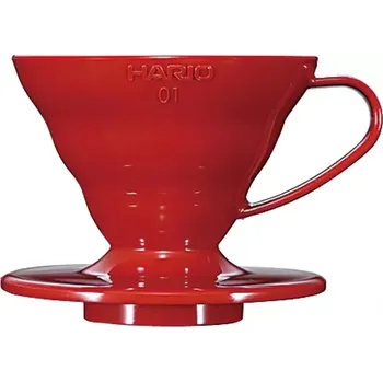 Dripper Hario Dripper V60 (VDR-01-R) červený, plastový - objednávky do 15:00 doručíme zítra
