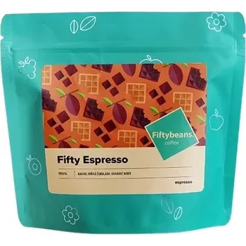 Káva Fiftybeans Fifty espresso 200g - objednávky do 15:00 doručíme zítra
