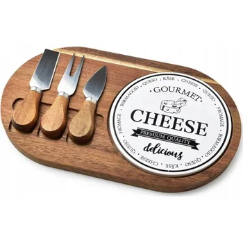 Kuchyňské prkénko Krájecí prkénko na sýry Mondex, dřevo, 5 ks