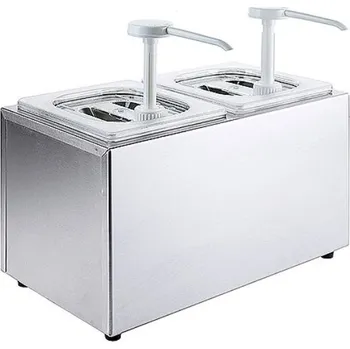 Dávkovač nápoje Contacto Dávkovač omáčky s pumpou, double, nerez, porce 30 ml