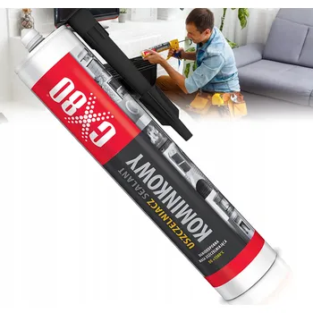 Tmel Těsnicí tmel na komíny CX-80 99.070 černý 300 ml