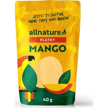 Sušená potravina ALLNATURE Sušené mango plátky 40 g