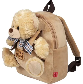 Dětský batoh Dětský plyšový batoh s odnímatelnou hračkou Perletti Toys, MEDVÍDEK, 13042