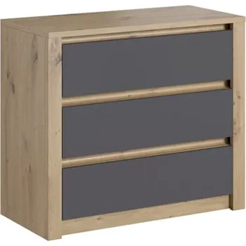 Komoda Komoda Malta - Gala Meble dub artisan/šedá 90x79 cm