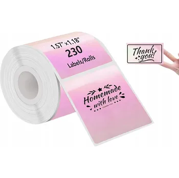 Samolepící etiketa Samolepicí štítky náhrada za Phomemo M110 M200 M220 M221 40x30