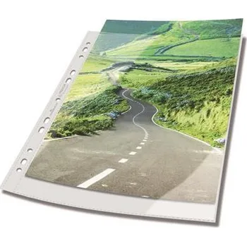 Archivační box Euroobal rPP "PREMIUM", transparentní, děrovaná, A4, PP, 80 mikronů, 40 ks/balení, DURABLE 268619